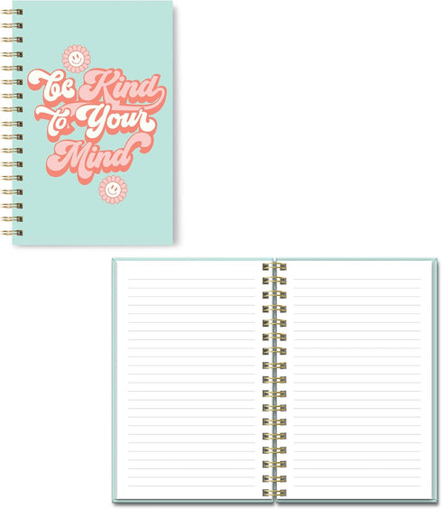 Studio Oh! Medium Spiral Notebook 5.75" x 8.75", Cute Cover Daily Planner, Hardcover Journal Notepad, 160 Page Lined Paper, 100 GSM Paper Weight, ...