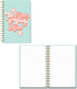 Studio Oh! Medium Spiral Notebook 5.75" x 8.75", Cute Cover Daily Planner, Hardcover Journal Notepad, 160 Page Lined Paper, 100 GSM Paper Weight, ...
