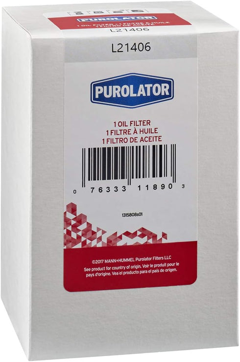 Purolator L21406 Premium Engine Protection Cartridge Oil Filter...