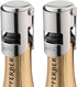 Champagne Stoppers with Stainless Steel Champagne Bottle Stopper with Food Grade Silicone Reusable Champagne Cork, Saver Suitable for Champagne, C...