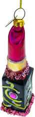 Red Lipstick Blown Glass Christmas Ornament...