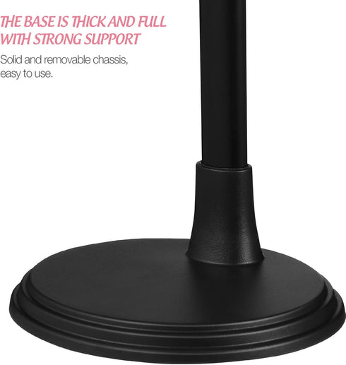 Toyvian 9 Inch Doll 2 Pcs Doll Support Stand Black Doll Brackets Doll Holder Figures Adjustable Display Rack Action Figure Stand Doll Rack Display...