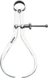Groz 01414 10" Spring Outside Caliper, Matte Finish, with Solid Nut...