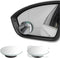 2 Pack Blind Spot Mirrors, 2'' Round Shape Waterproof HD Frameless Glass with Wide Angle, Self-Adhesive Adjustable Rear View Convex Mirrors Suitab...