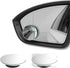 2 Pack Blind Spot Mirrors, 2'' Round Shape Waterproof HD Frameless Glass with Wide Angle, Self-Adhesive Adjustable Rear View Convex Mirrors Suitab...