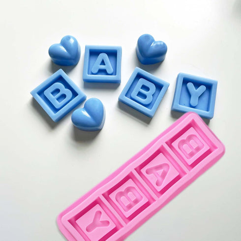 Baby Shower Fondant Molds (5 Pack), Cute Silicone Chocolate, Feet Molds, Clothes Decorate Mould for Baby Baptism Theme Party, Cake Baking, Cupcake...