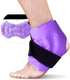 Ankle Ice Pack Wrap, Reusable Gel Ice Pack for Foot Ankle Heel, Cold Compress Therapy for Pain Relief, Injuries, Achilles Tendonitis, Plantar Fasc...
