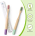 Kids Bamboo Toothbrushes Biodegradable Handle BPA Free Eco Friendly Children Size, FSC Certified and PETA Approved, Pack of 6 (Spiral Soft Nylon B...