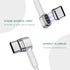 Elecjet Magnetic USB C to C Charging Cable for MacBook Pro Air, iPad Pro, 87W PD Fast Charger for iPhone 15 Pro Max, Samsung Galaxy S23 Ultra, Pix...