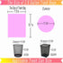 2 to 2.6 Gallon Multicolor Trash Bags, Small Garbage Bag, 150 Count...