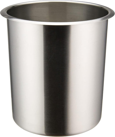 Winco 3.5 Quart Heavy-Duty Stainless Steel Bain Marie, NSF Listed...