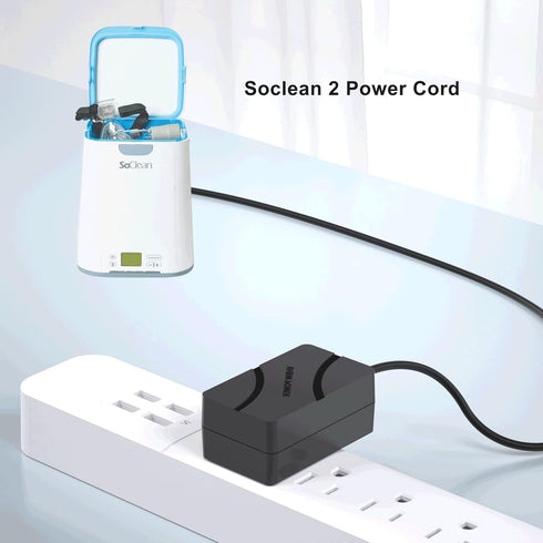 5.9Ft Replacement for SoClean Power Cord Compatible with Soclean 2 CPAP Power Supply Sanitizer Equipment PNA1210 and SoClean 2 SC1200 S9K SC1200-P...