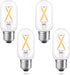T45/T14 LED Bulb Dimmable, 2W Tubular Light Bulbs 25 Watt Equivalent, Vintage Filament Edison Bulb for Open Style Pendant Lights, E26 Medium Base,...