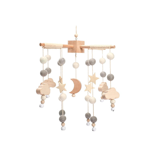 Baby Mobile for Crib | Baby Crib Nursery Mobile Star Moon for Baby Boys and Girls | Boho Nursery Decor | Baby Shower Set for Infant Bedroom Hangin...