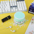 FineInno Mini Crumb Vacuum Cleaner Portable Desktop Sweeper Handheld Cordless Multifunction Cleaning for Home,Office,Cars,Pet Hairs (Green White)...