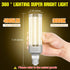 35W LED Corn Lights Bulb 350Watts Equivalent Super Bright 4965Lumens 3000K Warm White Lamp E26 Bulbs E39 Mogul Base Adapter 100-277V Indoor Outdoo...