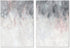 Gray White Abstract Art Blush Pink Canvas Painting for Bedroom Decor Gray Canvas Prints Abstract Gray Wall Art for Living Room Office Wall Decor A...