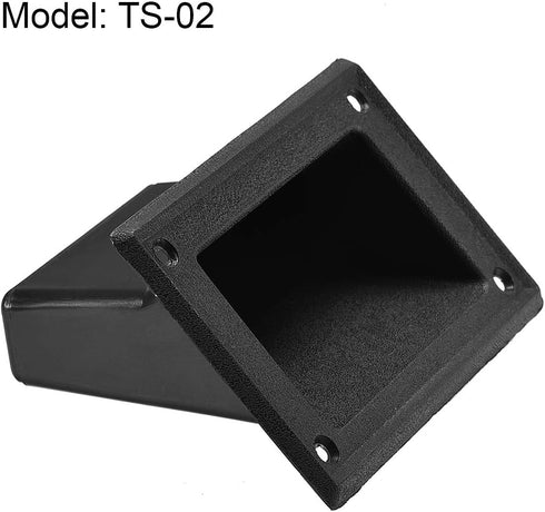 uxcell Recessed Speaker Handle Grasp Pocket Style Plastic Handles Holder 5.2'' Length Fit for PA/DJ Speaker Cabinet Box 2pcs...