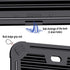 PRUST Anti Theft License Plate Frame- Black Silicone Car Plate Holder and Stainless Steel Tamper-Proof Screws kit, with License Plate Mounting Har...