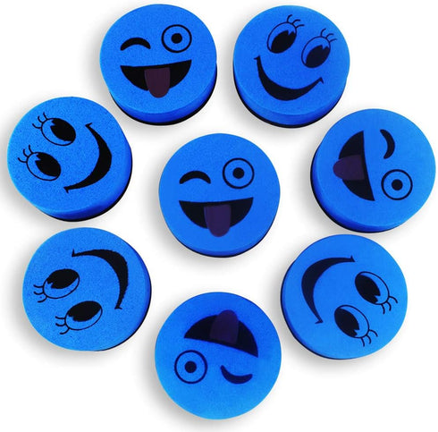 40 Pack Magnetic Whiteboard Erasers Dry Eraser Dry Erase Erasers Bulk Chalkboard Eraser Cleaner for Classroom, Office (Blue, 2 inch)...