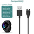 Kissmart Charger for Garmin Venu Sq 2/2/2 Plus/2S/3/3S Charging Cable Cord Plus a Green Anti Dust Plug (2Pack, 3.3ft/1m)...