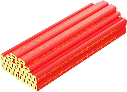 25 PCS Carpenters Pencil Construction Pencils, Carpenter Marking Pencil for Woodworking Concrete Scriber Marking Tool pica pencils...