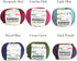3PK Bambino Lux Cotton Yarn, Knit and Crochet, Organic Cotton Acrylic Blend, Baby and Amigurumi, 150g, 315m (Fuschia Pink)...