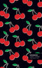 Sweet Cherry Notebook: (Black Edition) Fun notebook 96 ruled/lined pages (5x8 inches / 12.7x20.3cm / Junior Legal Pad / Nearly A5)...