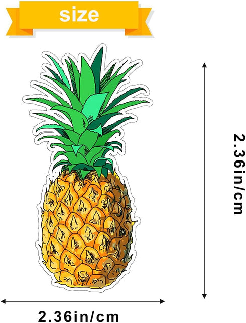 6 Pcs Pineapple Car Air Fresheners, Funny Pineapple Hanging Car Air Fresheners Long Lasting Cute Car Mirror Scented Hanging Car Decoration Ornamen...