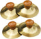 4pcs Children's Percussion Instrument Mini Cymbals Mini Hand Bells Small Cymbals Kids Mini Cymbal Brass Cymbals Copper Cymbals Hand Cymbals Toys M...