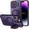Silverback for iPhone 14 Pro Max Case with Camera Cover, MagSafe-Compatible Case with Built-in Stand, Magnetic Phone Case Translucent Matte Shockp...