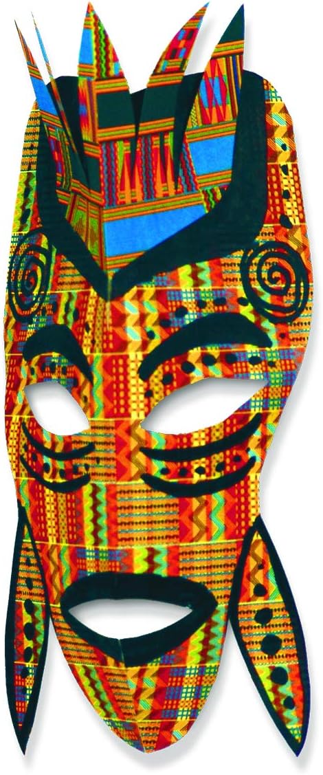 Roylco R15273 Assorted Design African Textile Paper, 8-1/2 x 11 Inches, Pack of 32...