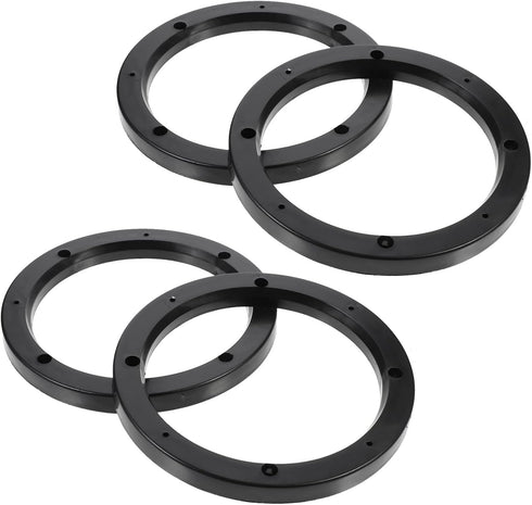 Wakauto 4 Pairs 6.5 inch Car Speaker Spacer Adapter Stackable Sturdy Plastic Speaker Mount Bracket Ring for Car...