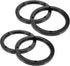 Wakauto 4 Pairs 6.5 inch Car Speaker Spacer Adapter Stackable Sturdy Plastic Speaker Mount Bracket Ring for Car...