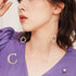 Alphabet Letters(A-Z) Plated Metal Simulated pearl Lapel Pin Brooches Collar for Women girls(Gold Tone)...