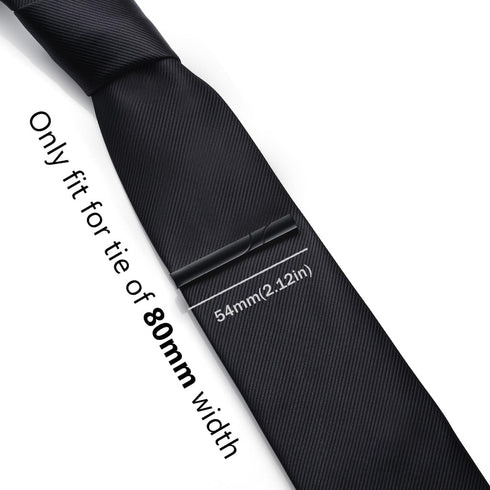 HONEY BEAR 2.12inch Mens Tie Clip Bar Normal Size Steel for Business Wedding Gift 5.4cm...
