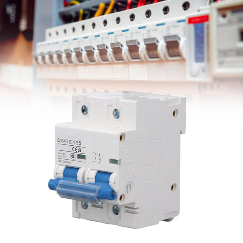 DC Circuit Breaker, 600V Safe Isolated Short Circuit Protection 2P High Efficiency PV Air Circuit Breaker with Fireproof Shell for Solar System (D...