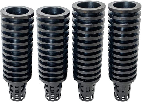 50 Pack 1.77" Garden Plastic Slotted Mesh Net Cups Pots, Round Heavy Duty Home Garden Bucket Basket Plant Nursery Pots for Hydroponics/Aquaponics/...