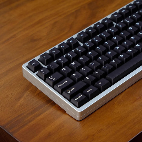 114 Keys PBT Doubleshot WOB Keycaps Cherry Profile Black Keycap Set Fit for 61/64/87 Cherry Mx Switches Mechanical Keyboard...