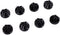 Wire Cube Plastic Connectors for Storage Cabinet and Shelf, Set of 8, Black...