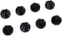 Wire Cube Plastic Connectors for Storage Cabinet and Shelf, Set of 8, Black...