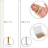 200 Pcs 70mm/2.76 Inch 21 Gauge Straight Ball Pins for Craft Earring Bracelet Necklace Pendant DIY Jewelry Making, Silver & Gold Color...