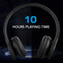 BH-530-B Bluetooth Headphone with Soft Fit Ear Covers, Built-In Microphone, Black...