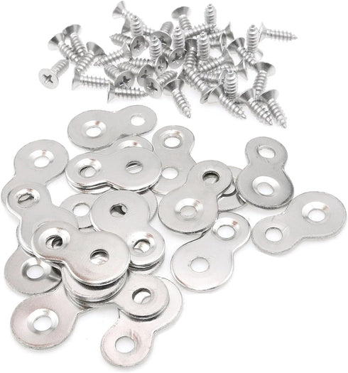 Figure 8 Fastener Figure 8 Table top Fasteners Table top Fasteners Desktop Connector Figure 8 Desktop Fastener Hardware with Screws -20pcs...