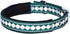 Blueberry Pet Soft & Safe 3M Reflective Jacquard Neoprene Padded Adjustable Dog Collar with Metal Buckle - Teal Blue, Neck 17-20.5", for Large Bre...