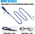 Chain Dog Leash Chew Proof Metal Leash for Medium Large Dogs, Chain Link Dog Leash Anti Chew 4FT Strong Anti Bite Dog Leash Comfortable Soft Padde...
