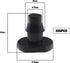 eMagTech 100PCS 1/4 Inch Drip Irrigation End Plugs Garden Hose End Stop Plug Connector for Garden Irrigation PE Pipeline Connection Greenhouse Flo...