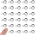UNICRAFTALE 100pcs Rondelle Bail Beads Stainless Steel Hanger Links Rondelle Beads Bail Beads Hanger Connector Links for Pendant European Jewelry ...