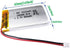 3.7V 800mAh Lithium Ion Polymer Battery Rechargeable Battery Li-ion Li-Po...