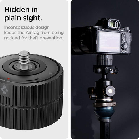 Spigen Camera Adapter Mount Designed for AirTag Compatible with Nikon DSLR/Canon DSLR/GoPro/GoPro Hero 8/GoPro Hero 9/GoPro Hero 10/GoPro Hero 11/...